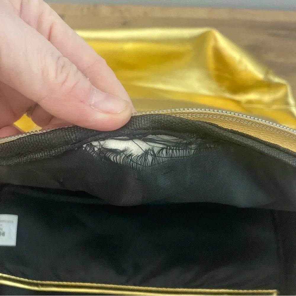 Bohemian Rhapsody Official Queen Movie Promotional Backpack Metallic Gold